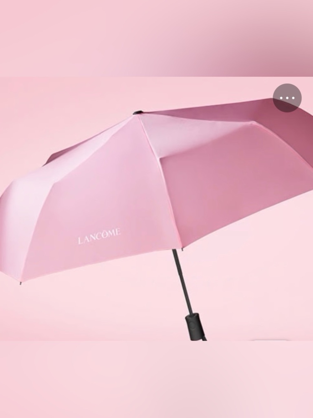 Lancôme Umbrella “Every Drop Counts” in pink. NWT